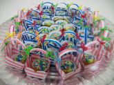 Brigadeiro Branco com confeitos coloridos