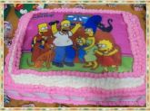 Bolo de Aniversário Simpons