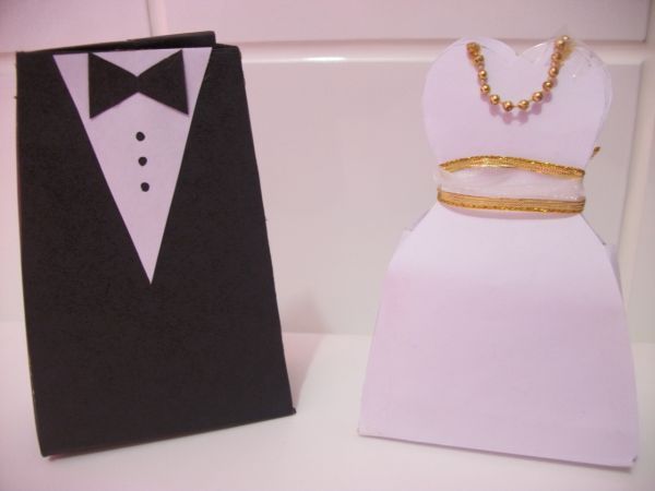Embalagens para Bem Casados - Mod 002 Clique na imagem