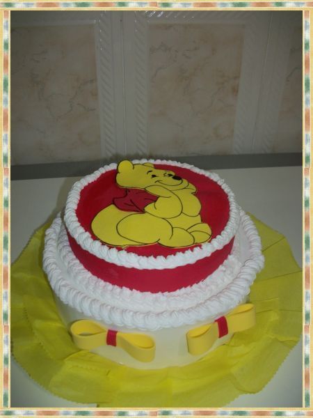 Bolo de Aniversário Ursinho Puff