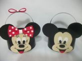 Enfeites - Cestas Mini e Mickey - Clique na imagem