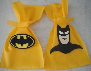 Lembrancinhas Saquinhos Surpresas Batman