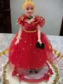Bolo Boneca Barbie- Festa