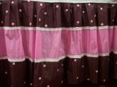 Toalha de Mesa - Marron e Rosa Jolie