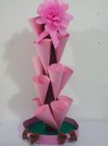 Baleiro Marrom e Rosa