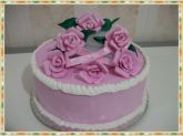 Bolo de aniversário Topo de Rosas