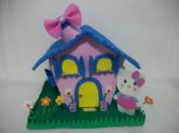 Enfeite - Casinha Hello Kitty - Clique na imagem
