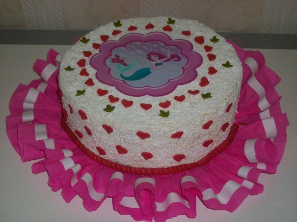 Bolo Princesa Ariel