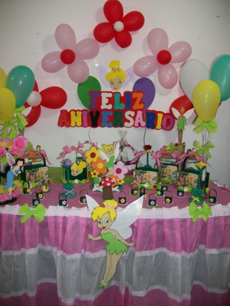 Mesas Temática tinker bell