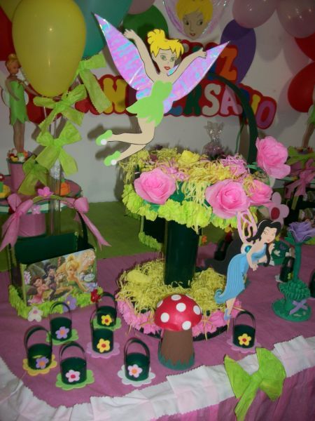 Mesa Temática Tinker Bell