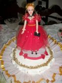 Bolo Boneca Barbie- Festa
