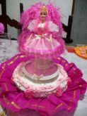 Bolo Boneca Barbie- Festa