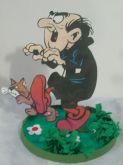 Personagens dos smurfs - Gargamel e o gato cruel
