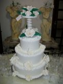 Bolo de Casamento Topo de Rosas